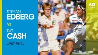 Stefan Edberg v Pat Cash - Australian Open 1987 Final | AO Classics