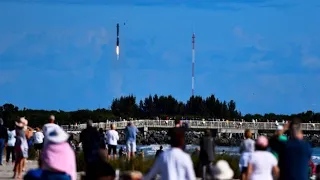 SpaceX Falcon 9 Booster Landing 2022 - Transporter-3 Mission