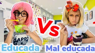 EDUCADA VS MAL EDUCADA