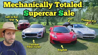 Buying these Mechanically Totaled Supercars at Auction was Not Such a Great Idea...