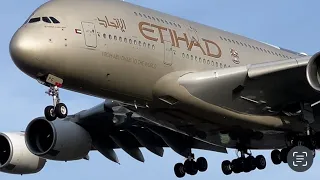 ✈️15 MINUTES OF INCREDIBLE A380 SUPER LANDINGS👌🛬/ London Heathrow Airport