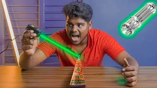 Can We Blast a Cracker using  Laser 🤯 Powerful Laser in India #offsquad #spoutoffocus