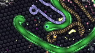 Slither io Immortal Snake Glitch Boss Trolling  Slitherio Epic Moments