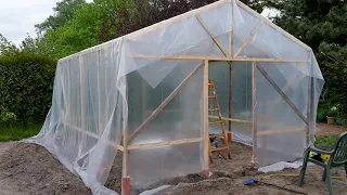 GREENHOUSE 5  - DO IT YOURSELF - MAKING OF - INSTALLATION OF THE FOIL - PART 5