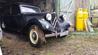 1952 LHD Citroen Traction Avant barn find Part 1