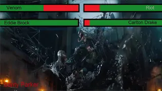 Venom Vs Riot Final Fight With Healthbars | Venom (2018)