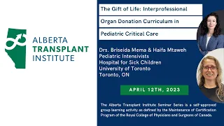 The Gift of Life: Interprofessional Organ Donation Curriculum in Pediatric Critical Care