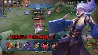 CIRRUS PENTAKILL!! - TUTORIAL MAIN CIRRUS HONOR OF KINGS INDONESIA