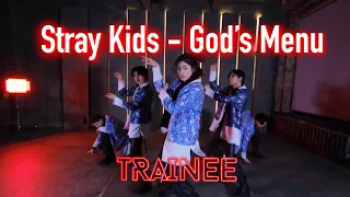 Trainee in Moscow , SKZ - God's menu (FULL cover, song and dance)