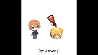 BLOWS UP PANCAKES WITH MIND!!!! #fypシ #akito #akitoshinonome #pancakes #wow #akitoya #toyaaoyagi