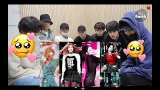 bts reaction to blackpink tiktok/bts/blackpink 💜 💕