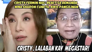 Cristy Fermin reacts to cyber libel complaint of Sharon Cuneta at Kiko Pangilinan | Cristy vs Sharon