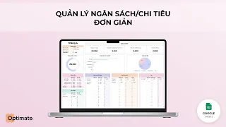 Quản lý ngân sách/chi tiêu đơn giản - Google sheets template