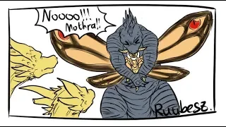 Godzilla KOTM Comic Dub | Mothra Saves Godzilla (Godzilla Comic Dub)