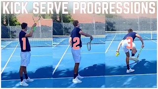 Three Progressions to Improve Your Kick Serve