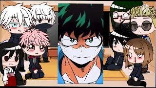 🌸 TOP 3 🌸 Jujutsu Kaisen react to MHA, Naruto, Tiktoks, ... 💜 Gacha Club 💜 React Compilation 💜