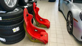 Ferrari 348 Challenge Seats - OMP VID Carbon Kevlar