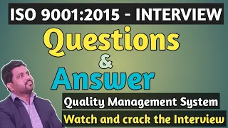 QMS Interview Question & Answer | ISO 9001:2015 - Question & Answer