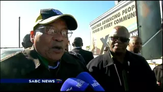 President Zuma conducts election campaign in the NC