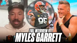 Myles Garrett On The INSANE Impact He Has On The Field, Thoughts On TJ Watt Comparisons | Pat McAfee