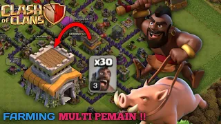 War BASE Cara menggunakan HOG RIDER TH8! - Strategi TH8 | COC Indonesia