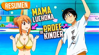 🌵El PROFE de KINDER que SE ENAMORÓ de 1 MAMÁ LUCHONA RIKOLINA🦄 HANAMARU YOUCHIEN RESUMEN