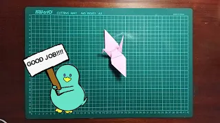Origami Crane (Tsuru) - intermediate - check for subtitles