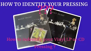 How to identify a vinyl record LP & CD pressing (version) the fastest, easiest and best way !