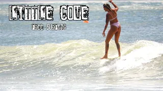 Free-surfing Little Cove (Noosa)