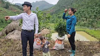 A single mother was helped by a kind man to earn extra income - ly tu tay