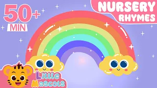 Colors Of The Rainbow + Color Song + more Little Mascots Nursery Rhymes & Kids Songs