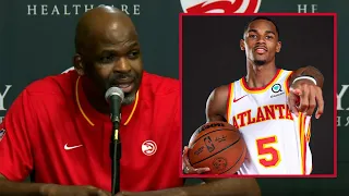 Coach Nate McMillan Speaks On The Impact Dejounte Murray Has Already Made On Hawks Team