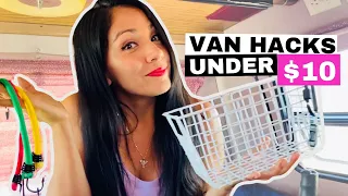 GENIUS Camper Van Hacks & Tips for Van Life (+ CHEAP Van Life Organization Ideas)