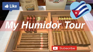 🇨🇺 HUMIDOR FULL OF CUBAN CIGARS ...COHIBA,MONTECRISTO,etc