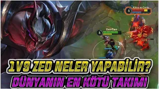 Wild Rift: YÜKSEK ELO DÜNYANIN EN KÖTÜ TAKIMI - ZED VS PANTHEON ÖĞRETİCİ LANENİNG