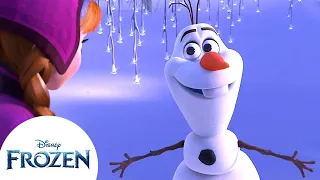 Anna e Olaf se encontram de novo! | Frozen