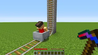 testei os itens banidos do minecraft