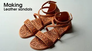 Making Leather Sandals