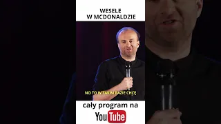 Wesele w McDonlaldzie stand-up Marcin Zbigniew Wojciech 2022 Moja Konkubina fragment