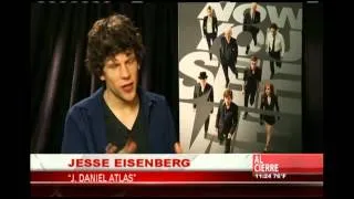 3-2-1 Acción - Maria Salas entrevista a Jesse Eisenberg de Now You See Me - América TeVé