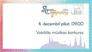 Vocal competition (part 2) Riga Symphony 2016 [LIVE]