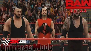 WWE 2K18 Universe Mode- RAW Ep. 33 Authors of Pain??