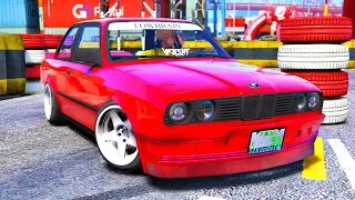 РЕАЛЬНАЯ ЖИЗНЬ В GTA 5 - BMW E30 ДРИФТ КОРЧ НА ТРАССЕ ДЛЯ ДРИФТА ТРЕНИРОВКА! ⚡ГАРВИН