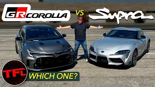 What's the ONE Thing This Toyota GR Corolla and THIS Supra Have In Common? Hint: It's The Price!