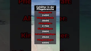 Gehälter in der Pflegebranche!