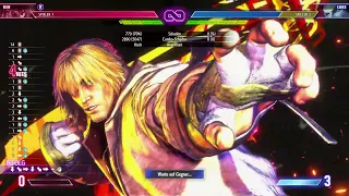 Street Fighter 6 (Closed Beta): Ken Corner Air to Air Combo (by OCV)