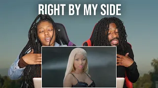 Nicki Minaj - Right By My Side (Explicit) ft. Chris Brown | TBT | REACTION