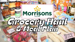 Huge Morrison's Grocery Haul & Meal Plan June 2021 | Large Family Of 6 | Mummy Of Four UK