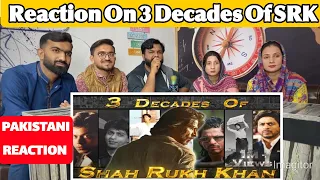 Reaction On 3 Decades Of SRK| Tribute To The Legend Of Indian Cinema 2022 | SRK SQUAD.