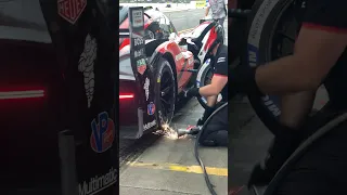 Porsche Penske pit stop perfection